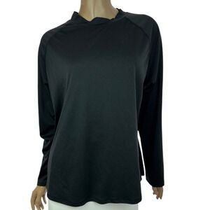 Gilligan & O'Malley Sz XXL Black Pullover Top Long Sleeve Polyester